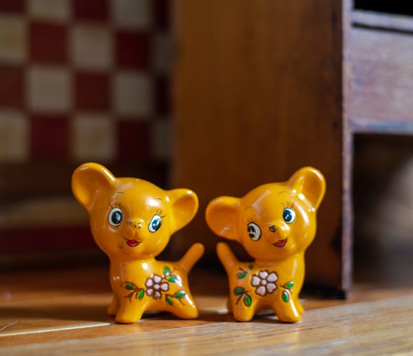 Vintage Salt Pepper Shaker set Cubs