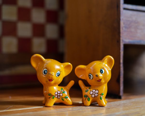 Vintage Salt Pepper Shaker set Cubs