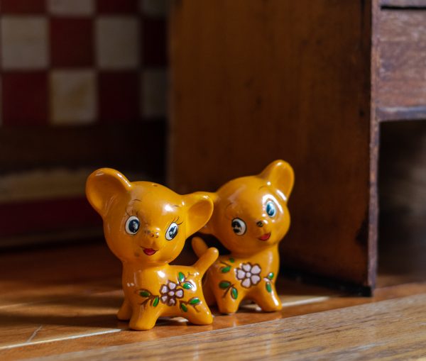 Vintage Salt Pepper Shaker set Cubs