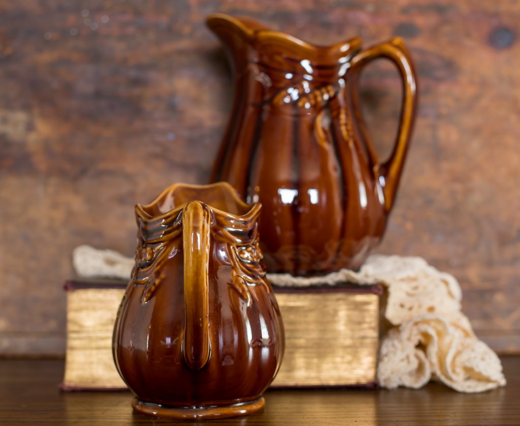 MED - Arthour Wood glazed Pitcher