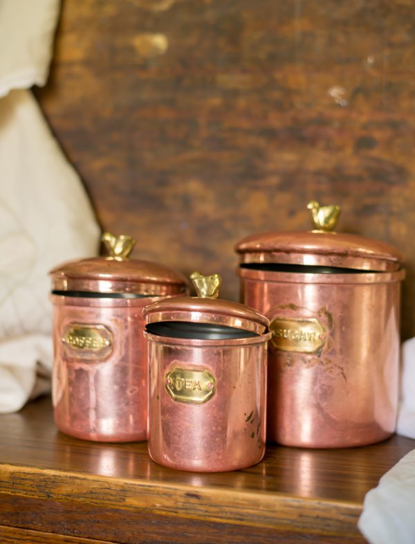 HiMark - Vintage Copper Canister set - Made in Portugal-3