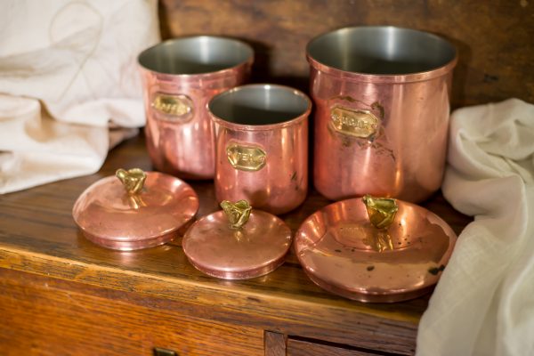 HiMark - Vintage Copper Canister set - Made in Portugal-3