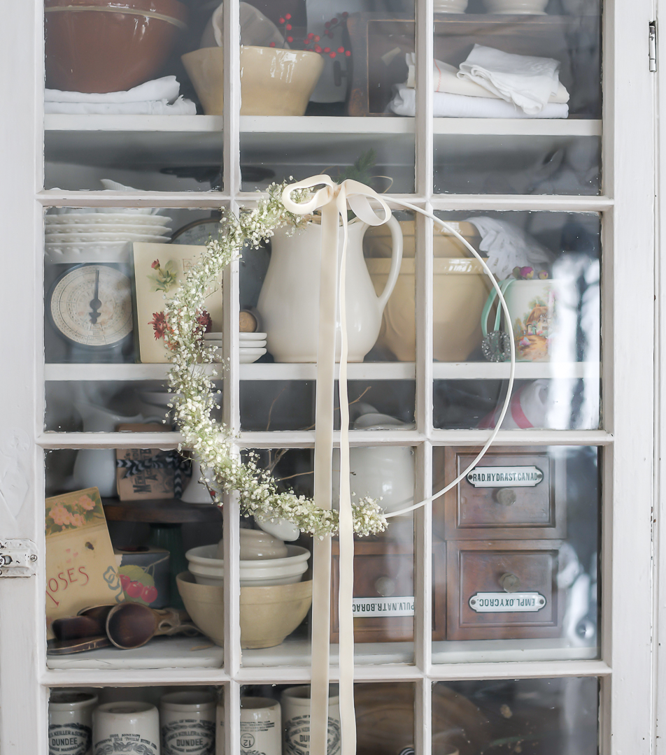 DIY Easy Spring Baby Breath Wreath 🌸 Easy, Cute and Affordable